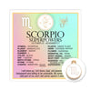 Zodiac Superpowers Mini Card + Charm - Scorpio