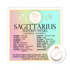 Zodiac Superpowers Mini Card + Charm - Sagittarius