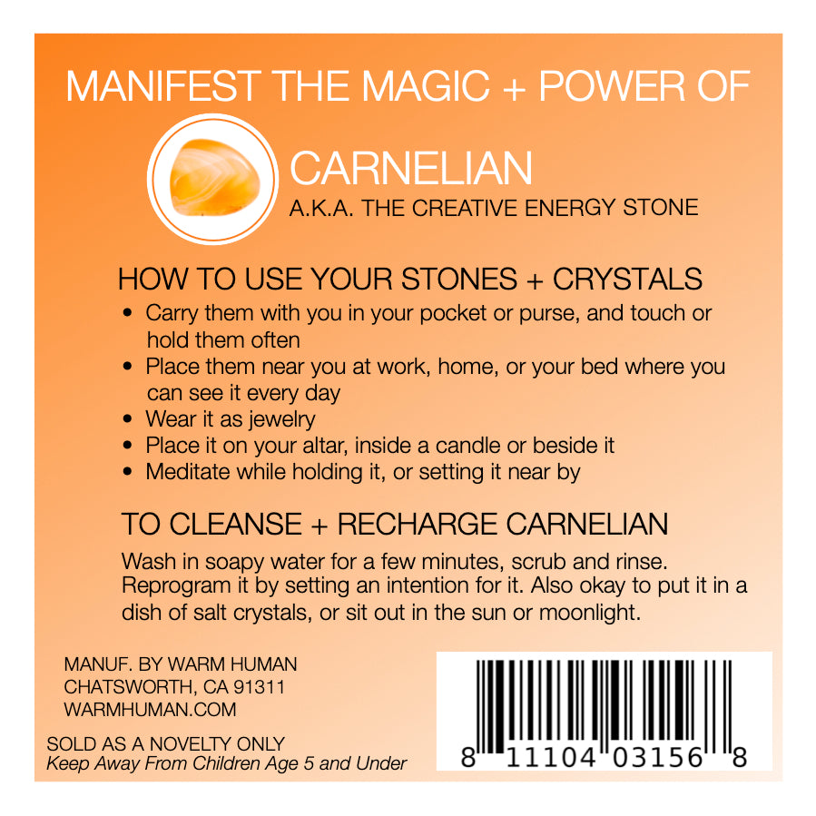 Manifest the Magic + Power of Your Crystal Carnelian