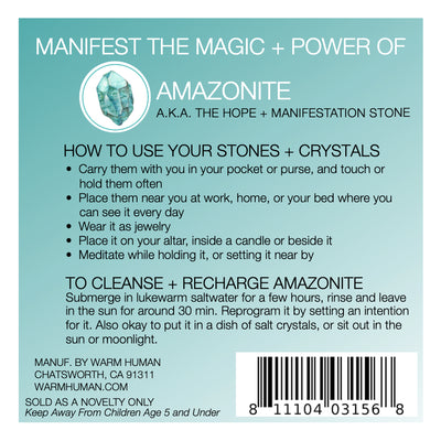 Manifest the Magic + Power of Your Crystal Amazonite