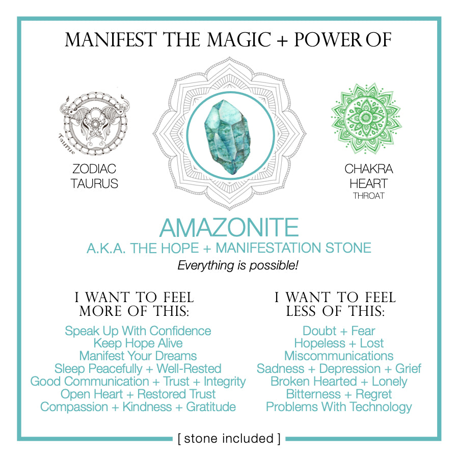 Manifest the Magic + Power of Your Crystal Amazonite