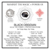 Manifest the Magic + Power of Your Crystal Black Obsidian