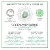 Manifest the Magic + Power of Your Crystal Green Aventurine