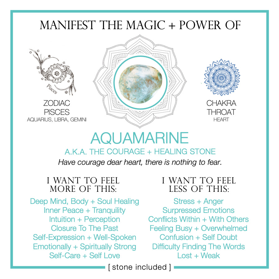 Manifest the Magic + Power of Your Crystal Aquamarine