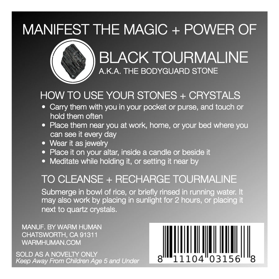 Manifest the Magic + Power of Your Crystal Black Tourmaline