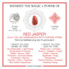 Manifest the Magic + Power of Your Crystal Red Jasper